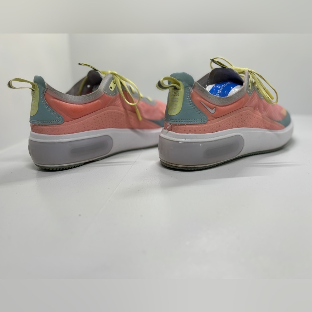Nike Air Max Dia SE Women’s Size 8 Bleached Coral Luminous Green Sneakers - Picture 6 of 10